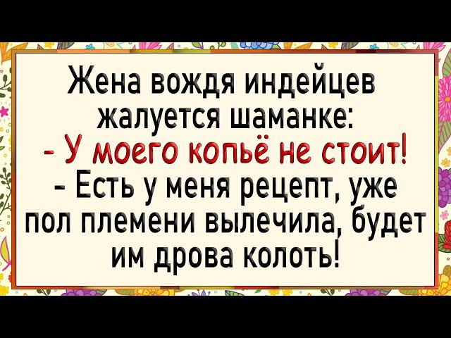 У вождя индейцев не стоит! Сборник смешных анекдотов! Юмор