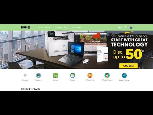 Demo Aplikasi Toko Online (Codeigniter)