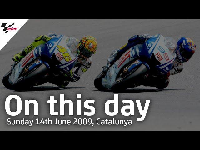 On This Day: Rossi vs Lorenzo