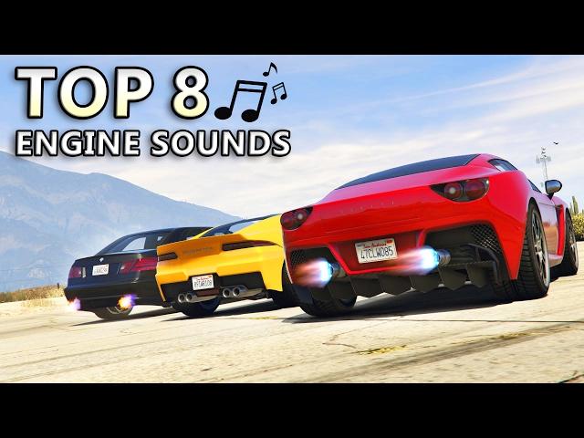 GTA V - Top 8 Best Engine sound Cars