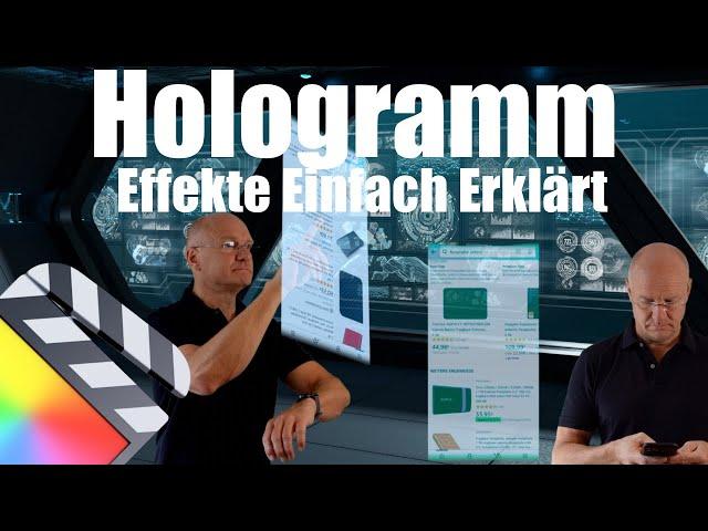 Final Cut Pro X - Hologramm Effekt- Ohne Plugin - Effekte Einfach Erklärt