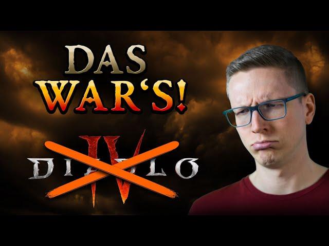 (APRILSCHERZ) Diablo 4 HATER haben gewonnen: ICH HÖRE AUF!