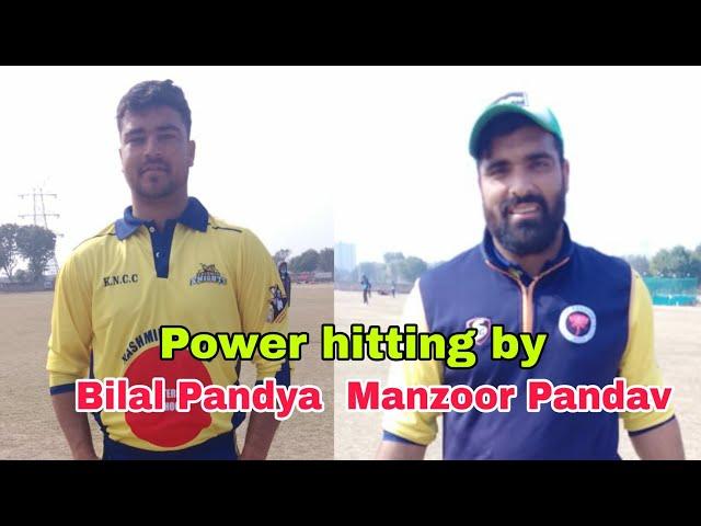 Manzoor Pandav and Bilal Pandya power hitting at Jaipur | @JKSportstime