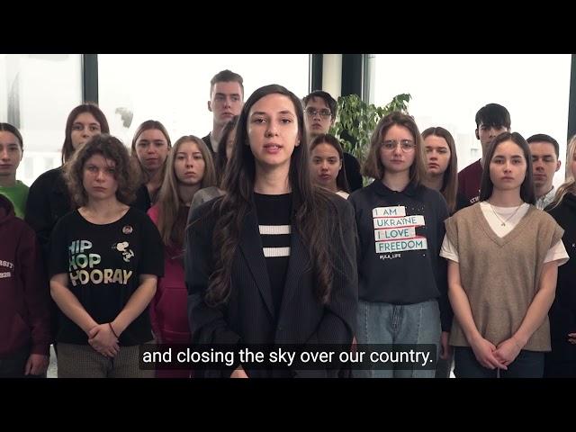 UCU students address young people from Europe and America