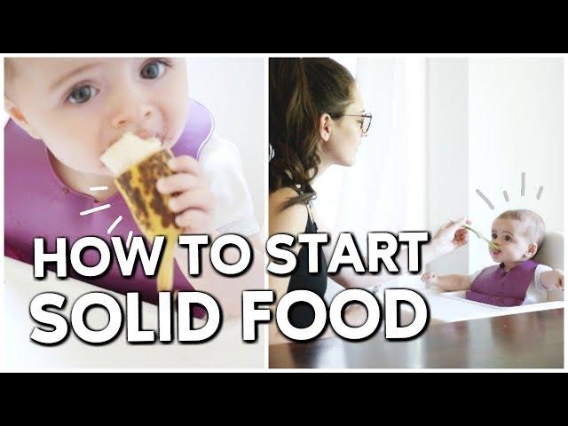 STARTING SOLID FOOD WITH BABY || FEEDING YOUR BABY 101 || BETHANY FONTAINE