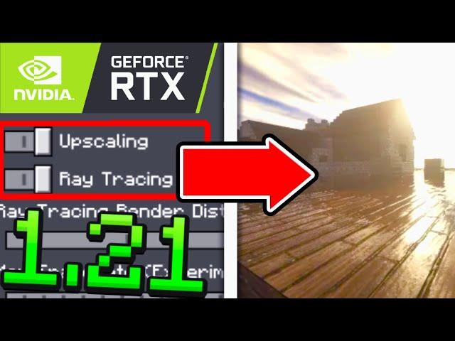 How To Enable RTX Shaders In Minecraft Bedrock 1.21!