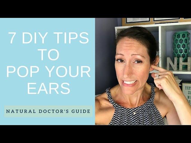 How to Naturally FIX a Clogged Ear | DIY Plugged Fluid Filled Inner Ear Remedy