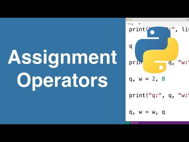 Assignment Operators | Python Tutorial