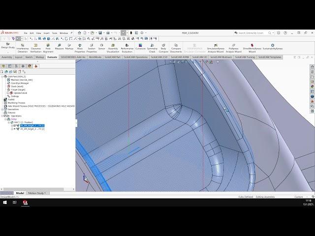 SolidCAM 2021: Geodesic Machining - 3X support