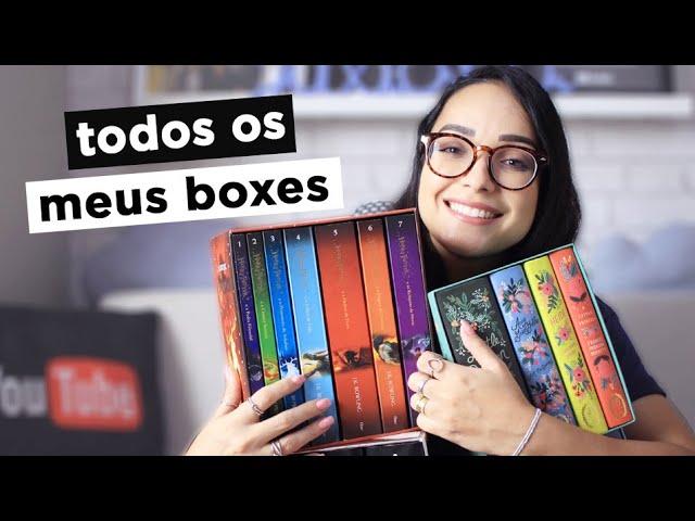 TODOS OS MEUS BOXES DE LIVROS | Ju Cirqueira