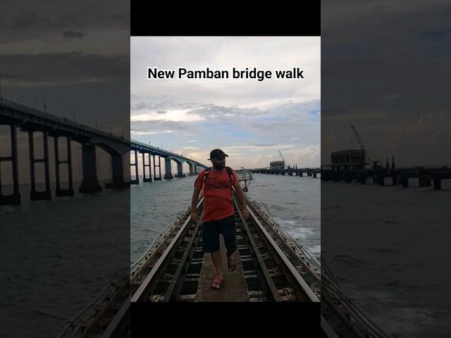 Rameswaram bridge walking #shorts #ytshorts