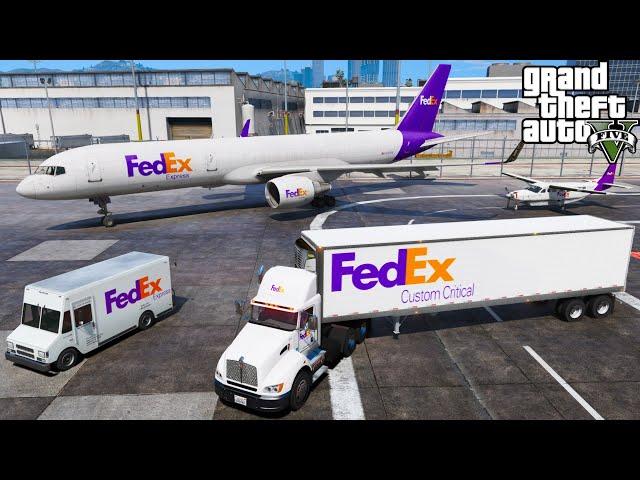 FedEx Transporting COVID-19 Vaccine To Hospitals in GTA 5