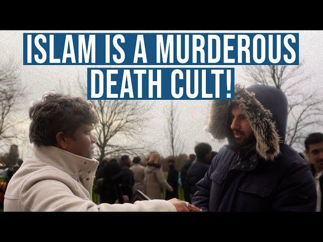 "Islam is Primitive Human Nature" Admits Defensive Muslim | Arul Velusamy | Speakers' Corner