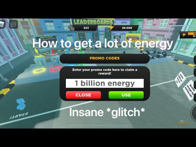 Strongman Simulator How to get energy Fast *Glitch* (2024 still working)￼