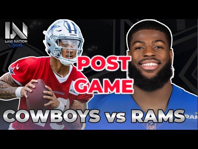 Cowboys vs. Rams Post-Game Reaction and Analysis