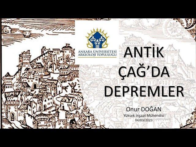 Antik Çağ'da Depremler (Onur Doğan)