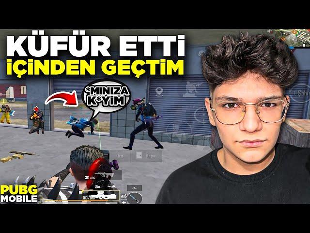 KÜFÜR EDEN EKİBİN İÇİNDEN GEÇTİM! | PUBG MOBİLE