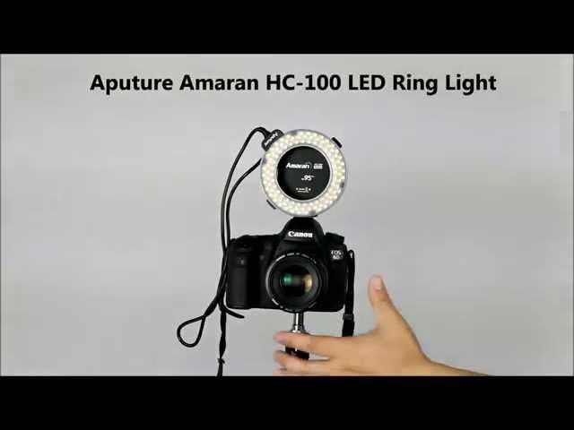 Hypop: First Look at the Aputure Amaran AHL-HC100 LED Ring Light