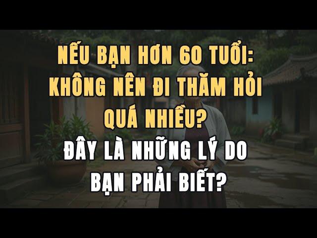 Nếu bạn hơn 60 tuổi: Không nên đi thăm hỏi quá nhiều? Đây là những lý do bạn phải biết?