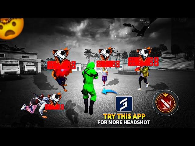 Free Fire Headshot App 2024 | Headshot App Free Fire or Free Fire Max | One Tap Headshot Trick