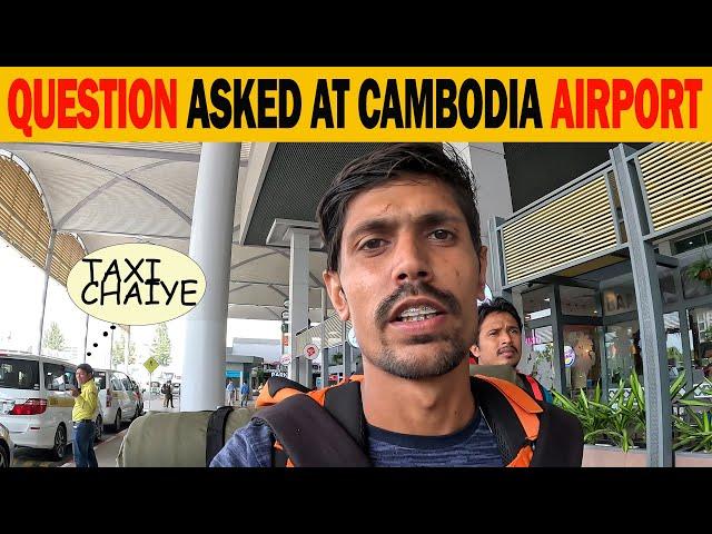 First impression of Cambodia|| Questions Asked At Airport || Flight Cost|| Laos to Cambodia...