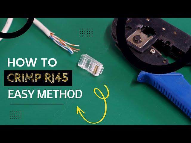 How To Make RJ45 Ethernet Network Patch Cables | RJ45 Crimping Tutorial