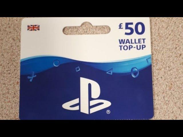 Free £50 psn code