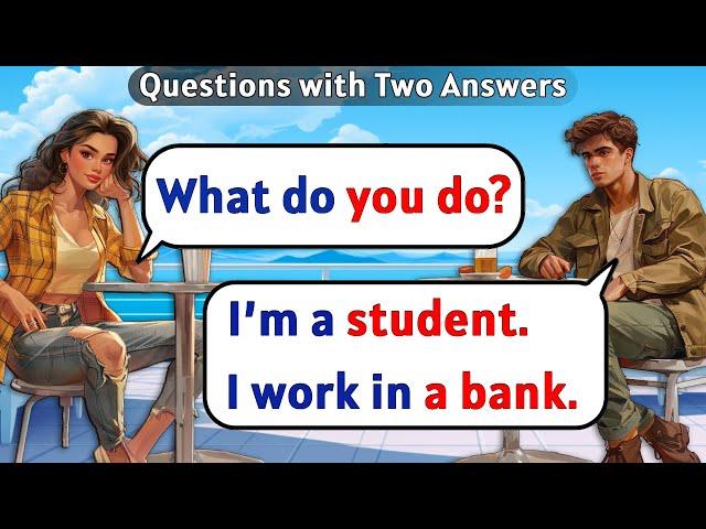 English Speaking Practice | Questions with Two Answers | English Conversation