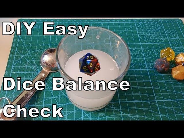 How To Check The Balance Of Your Dice | DIY Easy Trick