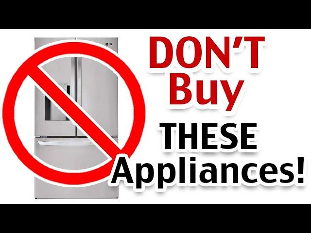 Don't Buy These Appliances Until You Watch THIS Video! Expert Appliance Repairman Secrets!