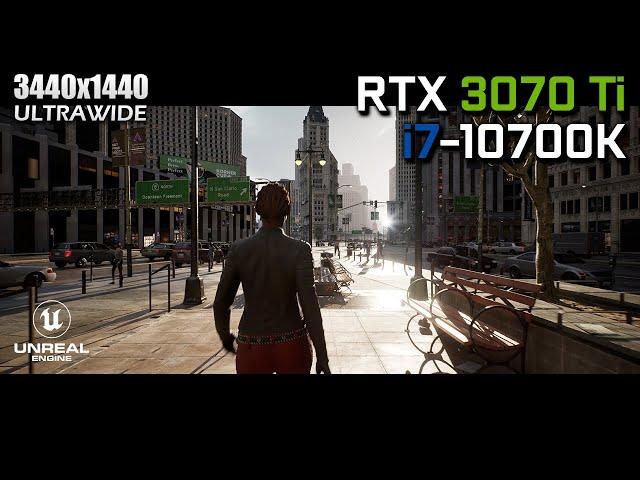 Unreal Engine 5: The Matrix Awakens - RTX 3070 Ti & i7-10700K | Max Settings 3440x1440