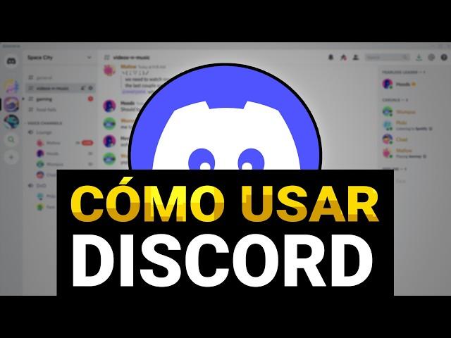 CÓMO USAR DISCORD PARA PRINCIPIANTES 2025 ¡Descúbrelo ahora!