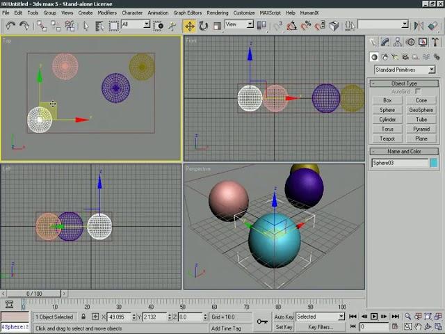 3D Buzz - 3Ds Max - Legacy Video Training: 01. Intro to 3ds Max - 08. Grouping