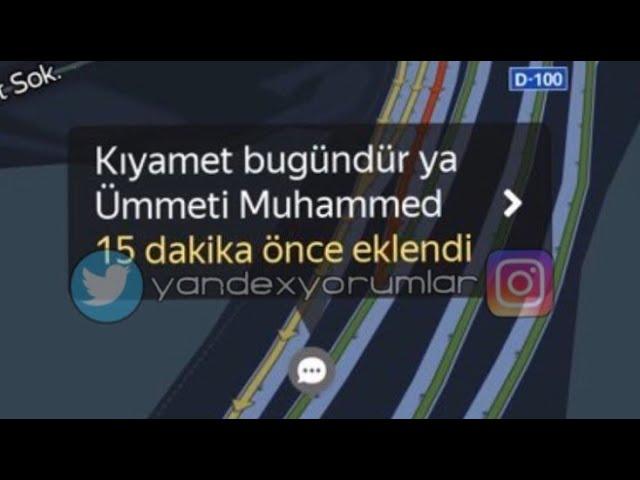 Yandex haritalar mükemmel bir yer