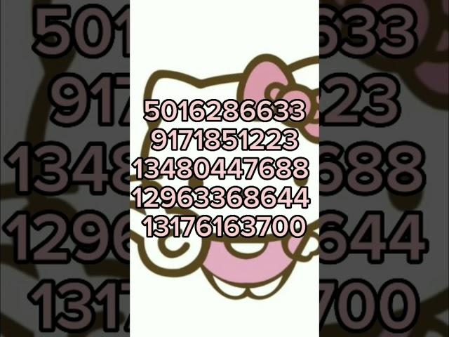 Cute Hello kitty outfit id codes for brookhaven Roblox  (๑⌓๑)(｡･ω･｡)ﾉ..|Innocent 