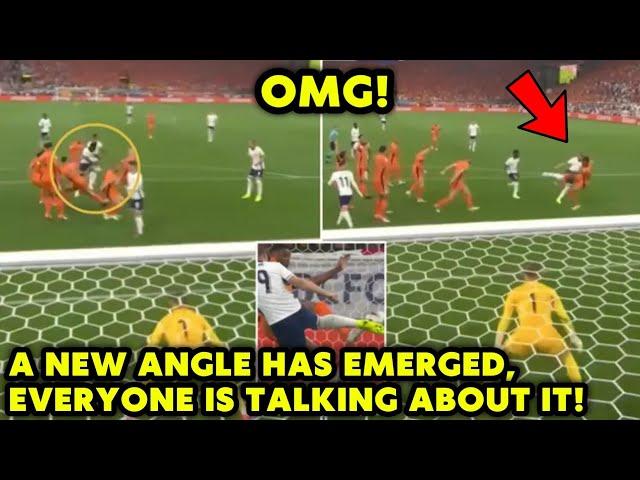 New angle of Harry Kane penalty incident during England win emerges and it's got everyone talking!