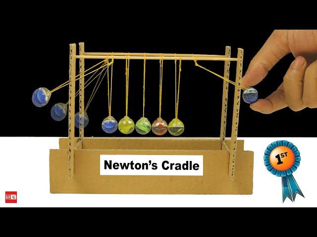 How To Make Amazing Newton’s Cradle from Cardboard