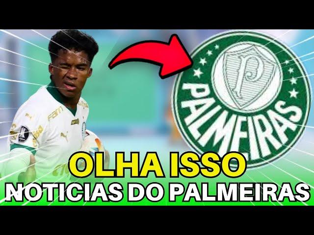 SOMENTE AQUI! AS ÚLTIMAS NOTÍCIAS DO PALMEIRAS DO DIA.