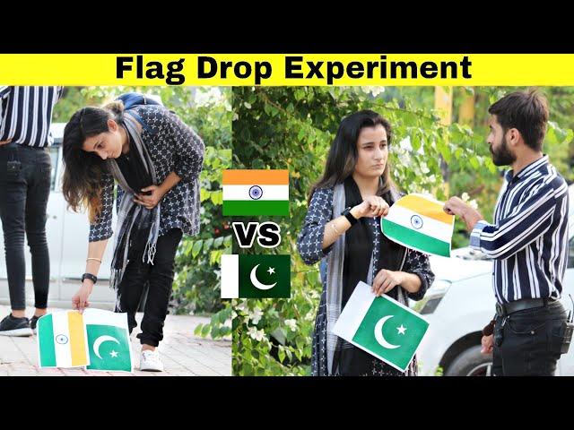 Indian Flag VS Pakistani Flag | Flag Dropping Social Experiment in Pakistan | @HitPranks