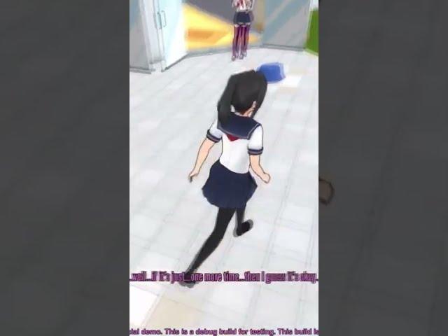 AYANO eliminating KOKONA HARUKA! #shorts #yanderesimulator