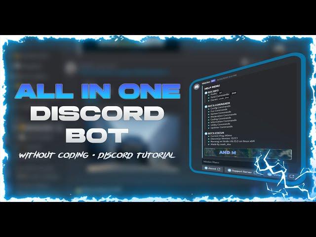 ALL IN ONE DISCORD BOT 2024 • No Coding | Replit 24/7 | NitrixEXE | Multipurpose Bot