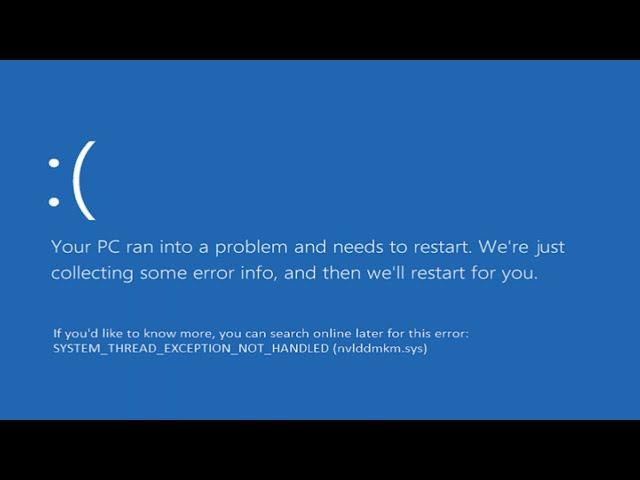 How to Fix “System Thread Exception Not Handled” Error on Windows 10