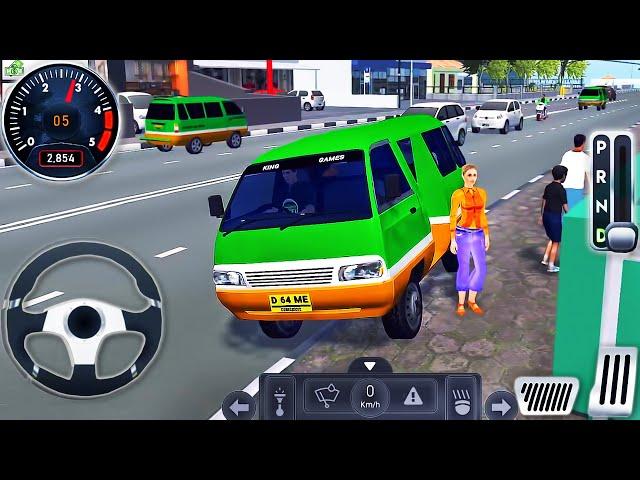 Indian Mini Van Mahindra Driving - Bus Driver in India Angkot Simulator - Android GamePlay