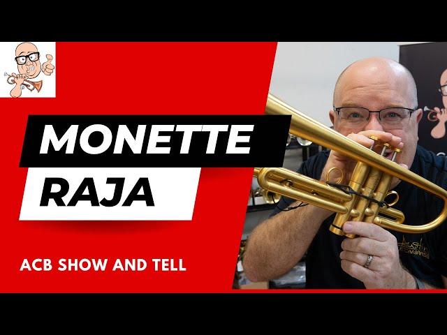 Coolest horn ever?   Quite Possibly!   Check out this Monette Raja LT+  Trumpet ACB Show and Tell