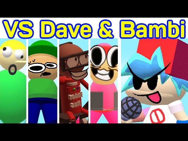 Friday Night Funkin' VS Bambi and Dave (Golden Apple Edition) (FNF Mod Hard)