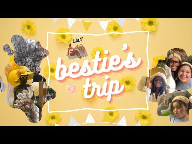 CHAOTIC BESTIES TRIP  I airbnb from hell, hauls, and flower show!