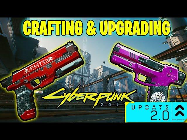 Cyberpunk 2077 2.0! Crafting & Upgrading! Everything You Need To know! (New Crafting System)