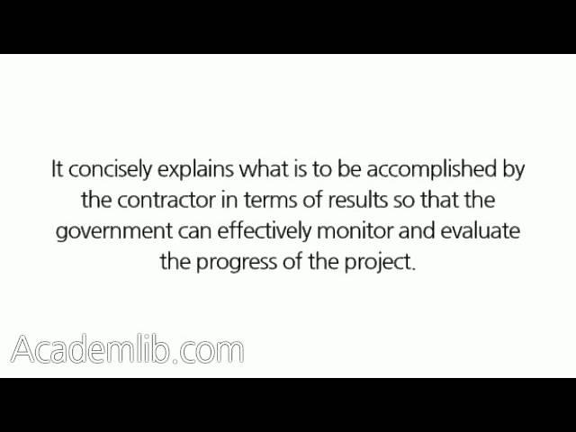 What is a statement of work?