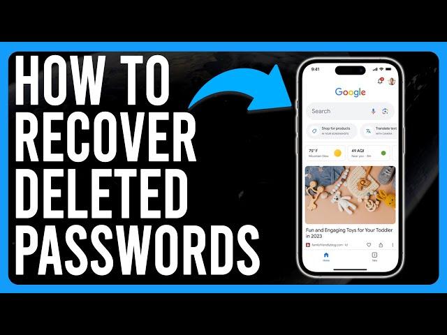 How to Recover Deleted Passwords from Google Chrome on Mobile (Step-by-Step Guide)