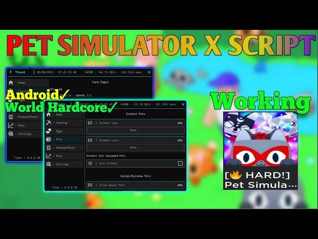 Pet Simulator X Script Auto Farm Work In Hardcore